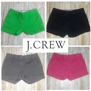 4 J.CREW CHINO 3" INSEAM SHORTS EUC PREPPY